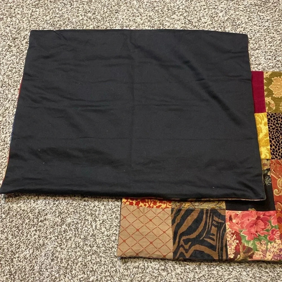 Vintage Legacy Jacquard Patchwork Standard Decorative Pillow Cases - Picture 3 of 8